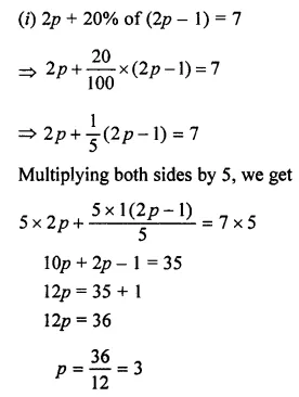 ML Aggarwal Class 7 Solutions for ICSE Maths Chapter 9 Linear Equations and Inequalities Ex 9.1 18