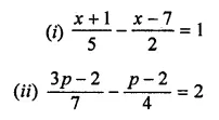 ML Aggarwal Class 7 Solutions for ICSE Maths Chapter 9 Linear Equations and Inequalities Ex 9.1 8