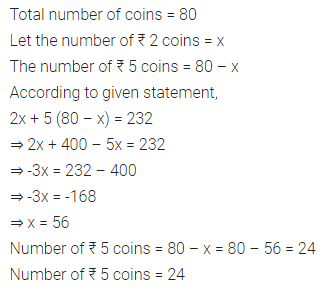 ML Aggarwal Class 7 Solutions for ICSE Maths Chapter 9 Linear Equations and Inequalities Ex 9.2 10