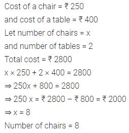 ML Aggarwal Class 7 Solutions for ICSE Maths Chapter 9 Linear Equations and Inequalities Ex 9.2 8