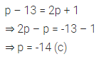 ML Aggarwal Class 7 Solutions for ICSE Maths Chapter 9 Linear Equations and Inequalities Objective Type Questions 11