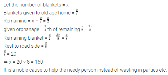 ML Aggarwal Class 7 Solutions for ICSE Maths Chapter 9 Linear Equations and Inequalities Objective Type Questions 21