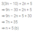 ML Aggarwal Class 7 Solutions for ICSE Maths Chapter 9 Linear Equations and Inequalities Objective Type Questions 9