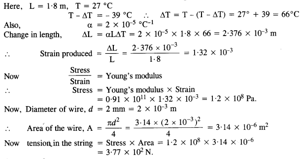 NCERT Solutions for Class 11 Physics Chapter 11 Thermal Properties of Matter 8