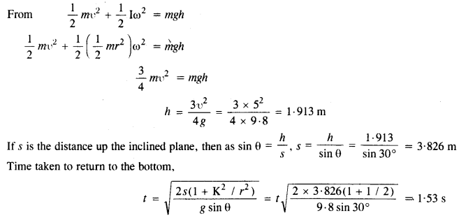 NCERT Solutions for Class 11 Physics Chapter 7 System of Particles and Rotational Motion 30