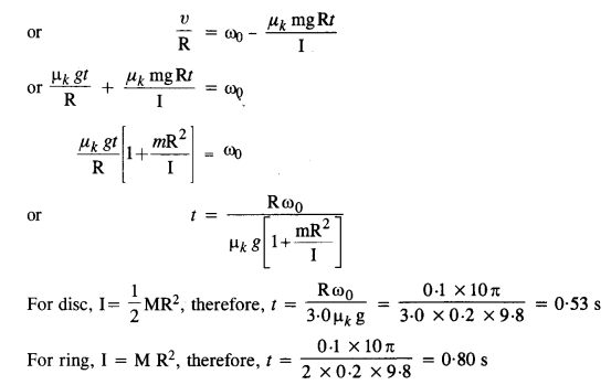 NCERT Solutions for Class 11 Physics Chapter 7 System of Particles and Rotational Motion 46