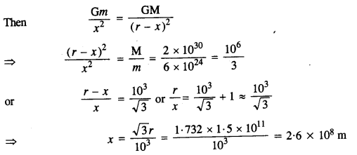 NCERT Solutions for Class 11 Physics Chapter 8 Gravitation 10