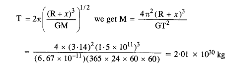 NCERT Solutions for Class 11 Physics Chapter 8 Gravitation 11