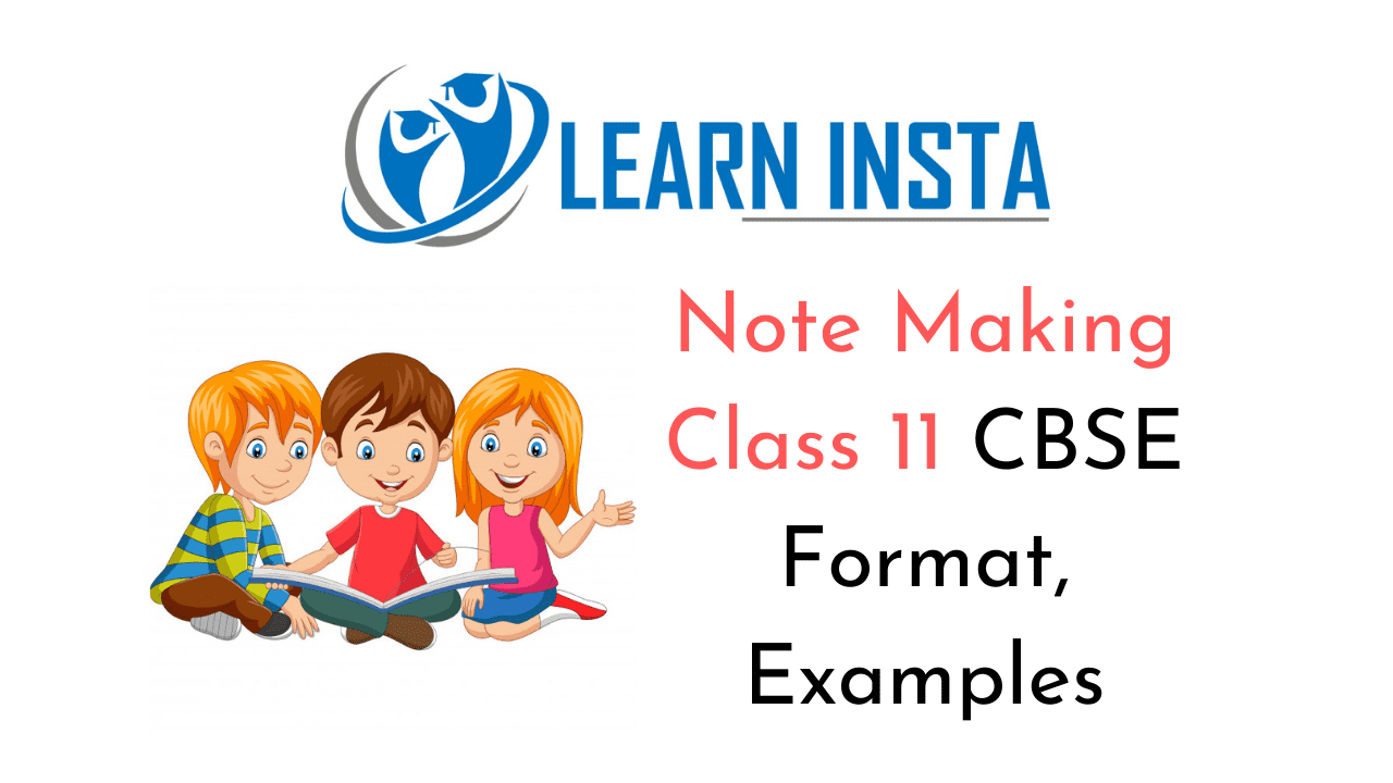 Note Making Class 11
