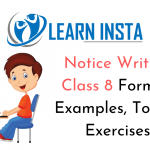 Notice Writing Class 8