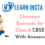 Omission Exercises for Class 8