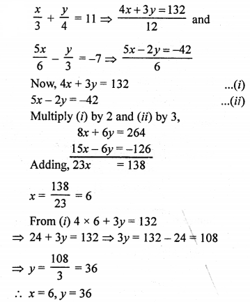 RS Aggarwal Class 10 Solutions Chapter 3 Linear equations in two variables Ex 3B 7