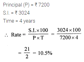 al Class 7 Solutions for ICSE Maths Chapter 7 Percentage and Its Applications Check Your Progress 18