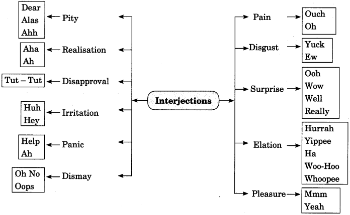 Interjections Exercises for Class 7 CBSE With Answers