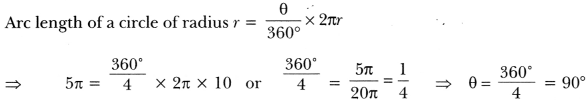 Areas Related to Circles Class 10 Extra Questions Maths Chapter 12 with Solutions Answers 11