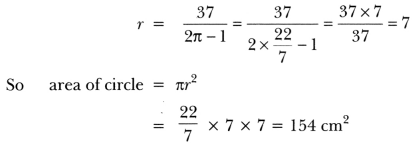 Areas Related to Circles Class 10 Extra Questions Maths Chapter 12 with Solutions Answers 14