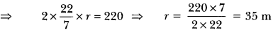 Areas Related to Circles Class 10 Extra Questions Maths Chapter 12 with Solutions Answers 23