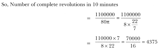 Areas Related to Circles Class 10 Extra Questions Maths Chapter 12 with Solutions Answers 24