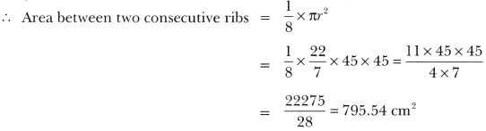 Areas Related to Circles Class 10 Extra Questions Maths Chapter 12 with Solutions Answers 26