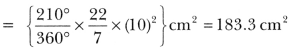 Areas Related to Circles Class 10 Extra Questions Maths Chapter 12 with Solutions Answers 33