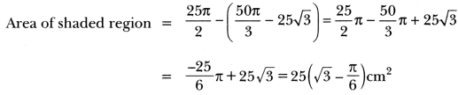 Areas Related to Circles Class 10 Extra Questions Maths Chapter 12 with Solutions Answers 60