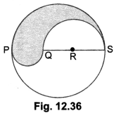 Areas Related to Circles Class 10 Extra Questions Maths Chapter 12 with Solutions Answers 61