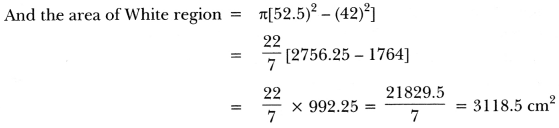 Areas Related to Circles Class 10 Extra Questions Maths Chapter 12 with Solutions Answers 64