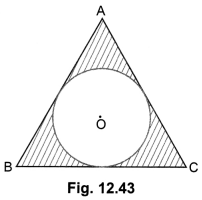 Areas Related to Circles Class 10 Extra Questions Maths Chapter 12 with Solutions Answers 75