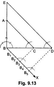 Constructions Class 10 Extra Questions Maths Chapter 11 with Solutions Answers 19