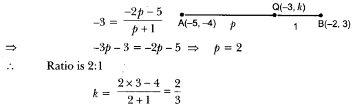 Coordinate Geometry Class 10 Extra Questions Maths Chapter 7 with Solutions Answers 23