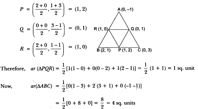 Coordinate Geometry Class 10 Extra Questions Maths Chapter 7 with Solutions Answers 54