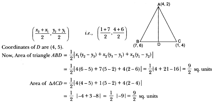 Coordinate Geometry Class 10 Extra Questions Maths Chapter 7 with Solutions Answers 59