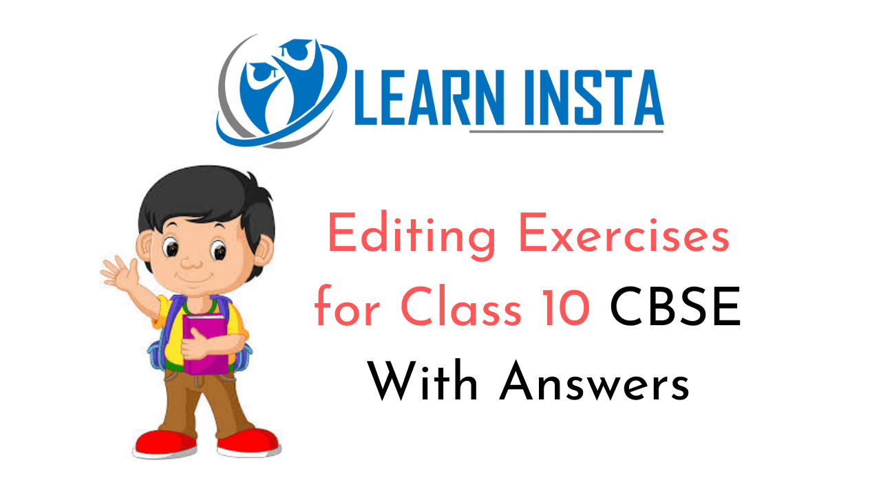 editing exercises online