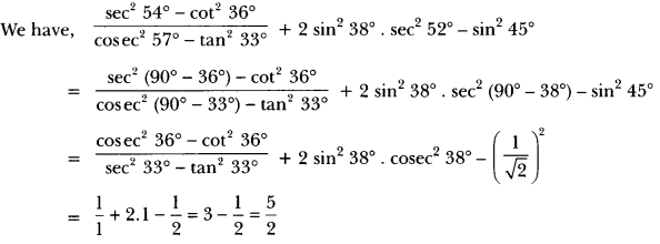 Introduction to Trigonometry Class 10 Extra Questions Maths Chapter 8 with Solutions Answers 10