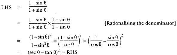 Introduction to Trigonometry Class 10 Extra Questions Maths Chapter 8 with Solutions Answers 8