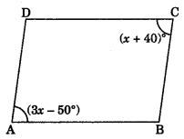 MCQ Questions for Class 9 Maths Chapter 8 Quadrilaterals with Answers