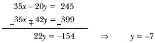 Pair of Linear Equations in Two Variables Class 10 Extra Questions Maths Chapter 3 with Solutions Answers 20