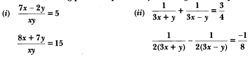 Pair of Linear Equations in Two Variables Class 10 Extra Questions Maths Chapter 3 with Solutions Answers 28