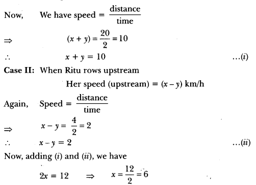 Pair of Linear Equations in Two Variables Class 10 Extra Questions Maths Chapter 3 with Solutions Answers 48