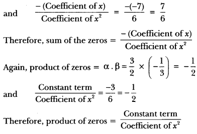 Polynomials Class 10 Extra Questions Maths Chapter 2 with Solutions Answers 8