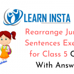 Rearrange Jumbled Sentences for Class 5 CBSE With Answers