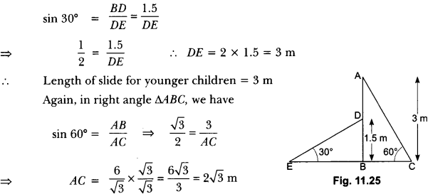 Height and Distance as an Application of Trigonometry with Solved Examples