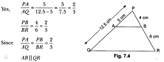 similarity of triangles class 10 extra questions
