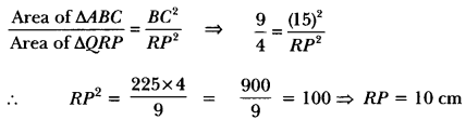 Triangles Class 10 Extra Questions Maths Chapter 6 with Solutions Answers 2