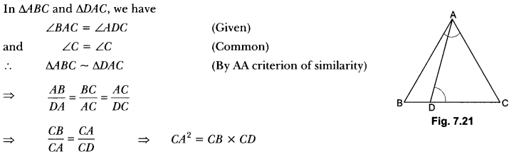 Triangles Class 10 Extra Questions Maths Chapter 6 with Solutions Answers 29