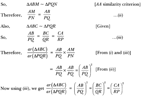 Triangles Class 10 Extra Questions Maths Chapter 6 with Solutions Answers 64