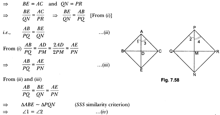 Triangles Class 10 Extra Questions Maths Chapter 6 with Solutions Answers 77