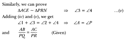 Triangles Class 10 Extra Questions Maths Chapter 6 with Solutions Answers 78