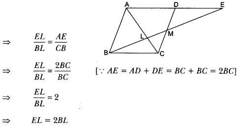 Triangles Class 10 Extra Questions Maths Chapter 6 with Solutions Answers 86