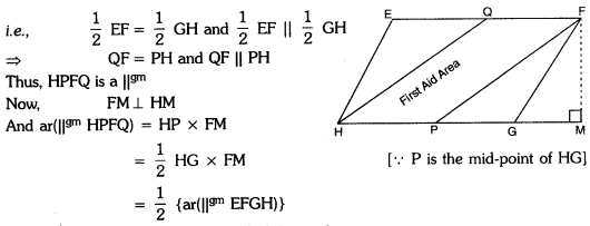 Areas of Parallelograms and Triangles Class 9 Extra Questions Maths Chapter 9 with Solutions Answers 30